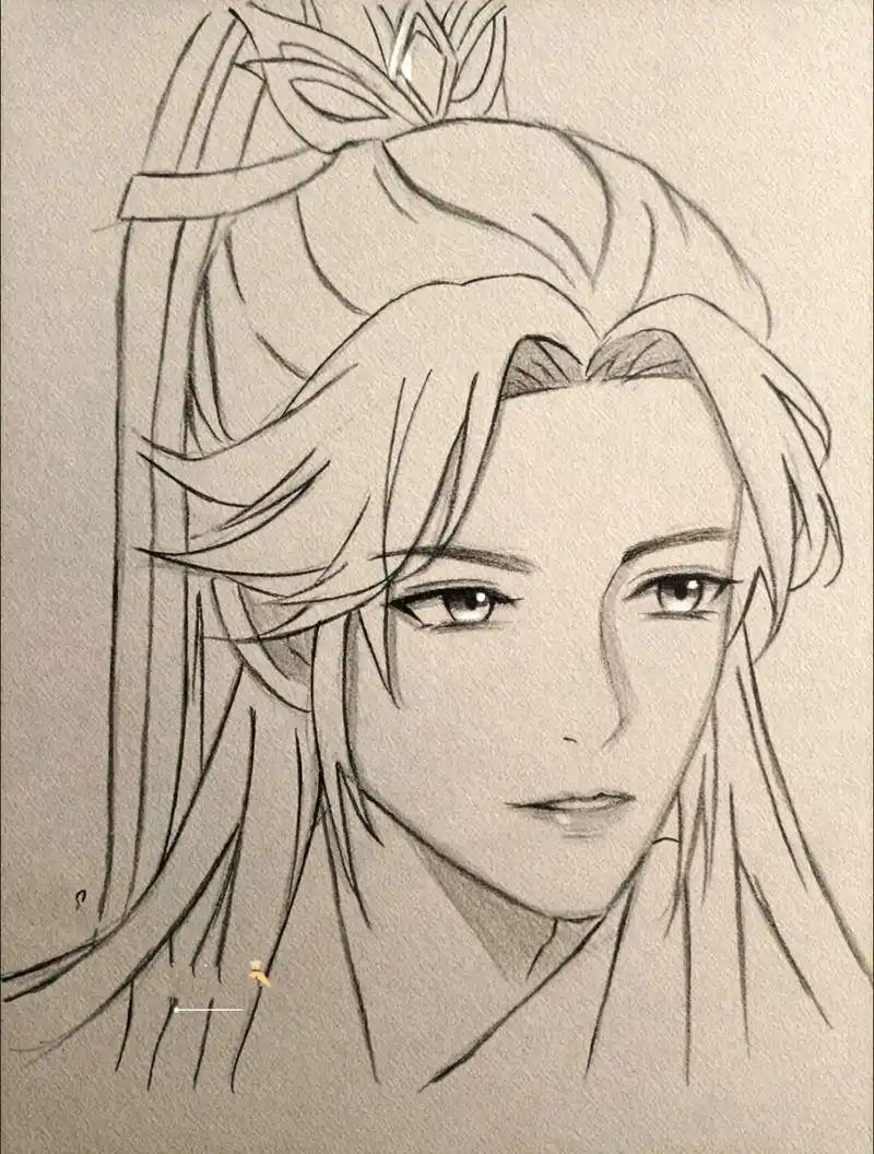 教你画楚晚宁 不要总说和原图差好多,有一点自己的画风是最好的91