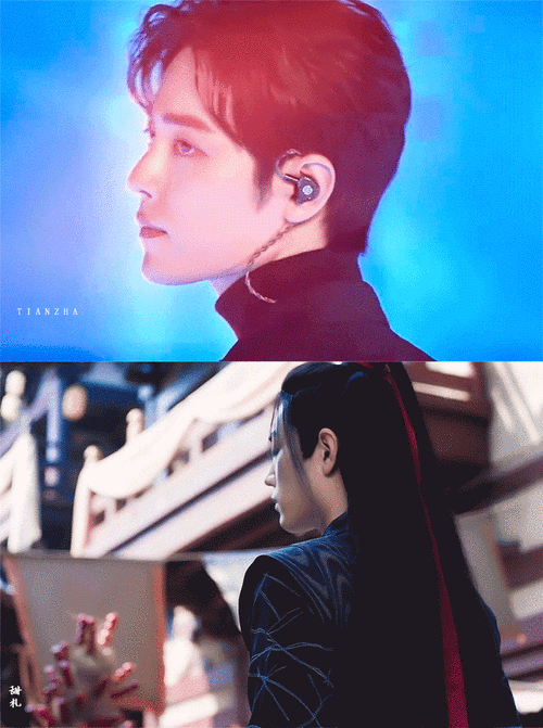 肖战主演的《陈情令》中魏无羡的惊艳回眸谁能不心动呢