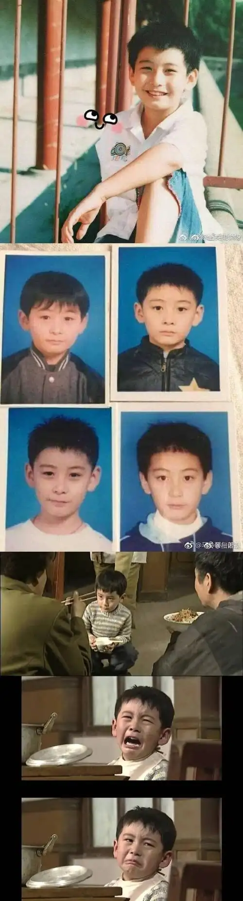 95后男星童年照,你认识谁?他撞脸安吉,只有他最特别!