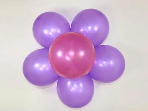 圆气球怎么布置好看简单