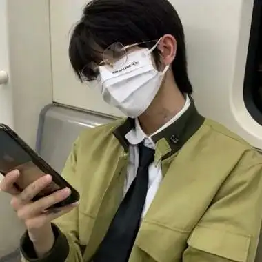 戴着口罩会帅很多_男生头像_我要个性网
