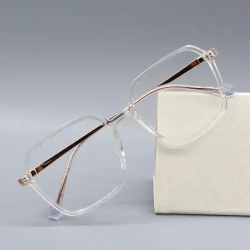 近视眼镜潮女韩潮女近视眼蓝光框型可配多边明色定制成品光学镜