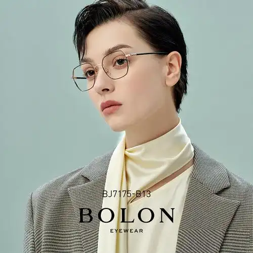 bolon暴龙眼镜2021新品金属光学架男女款复古近视眼镜架
