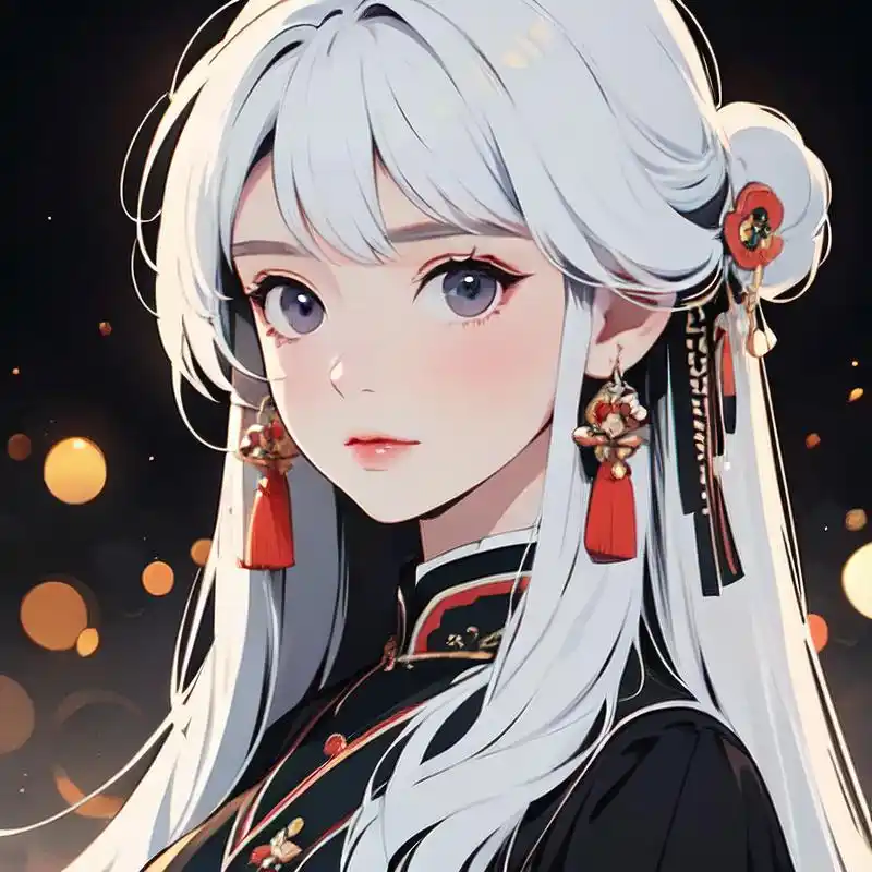 9369♀15白发女生头像精选92