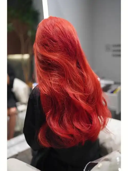 红色系头发绝对不会烂大街的海洋红发色～谁染谁好看海王红与众不同的