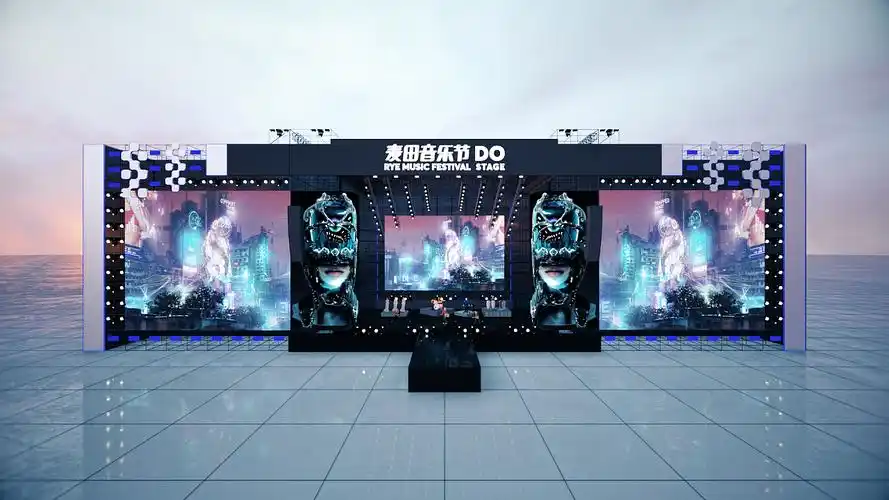 2021-青岛麦田音乐节舞美设计