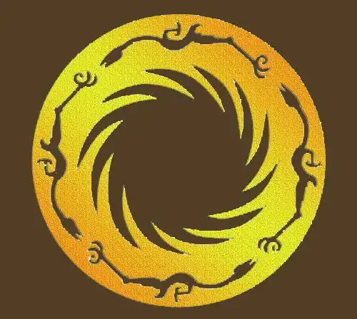 谁能帮我把太阳神鸟标志做成全黑的背景呀