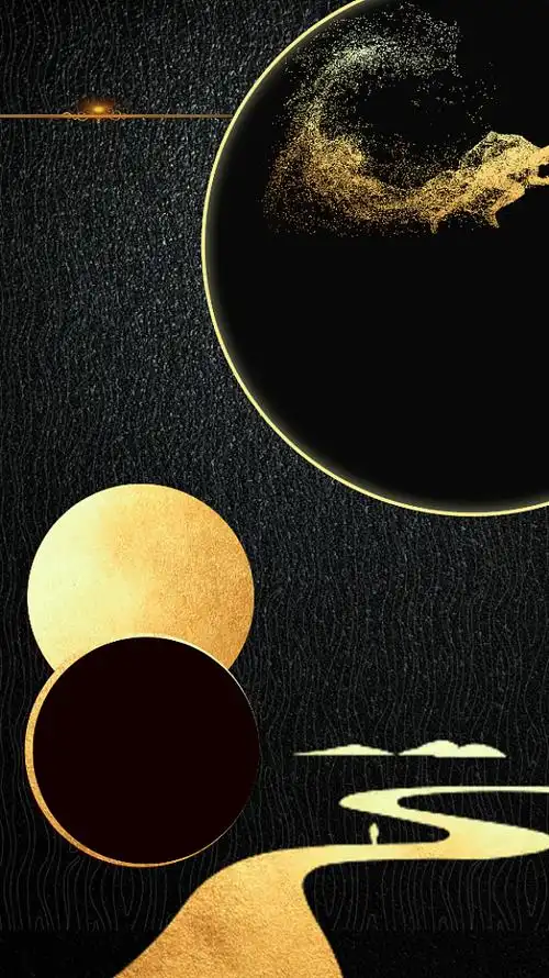 黑金手机背景图片