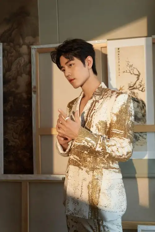 肖战深v真空西装##中国电视剧年度盛典直播