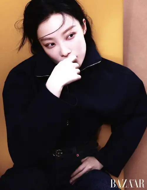 #倪妮微醺感芭莎封面大片#