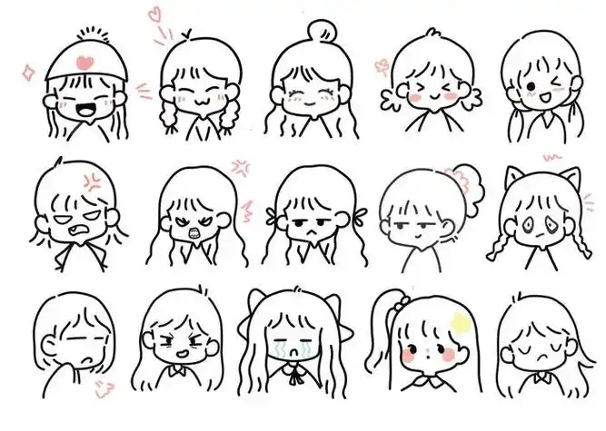 动漫小人物简笔画可爱动漫小人物简笔画可爱漫画