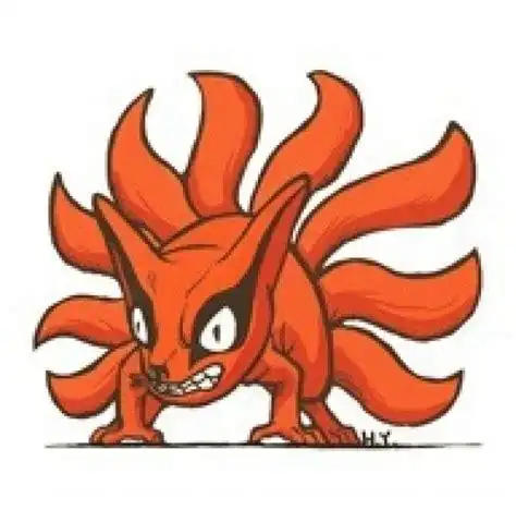 火影忍者九头尾兽头像图片素材 每一尾都有单独的图片[ 图片/9p ]