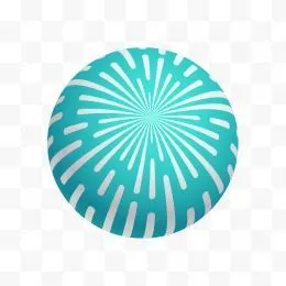 各类圆形球体卡通装饰漂浮