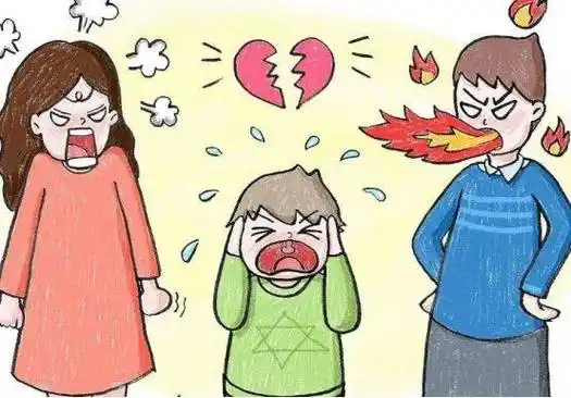 "因为我不听话,我不好,爸爸妈妈才会生气.