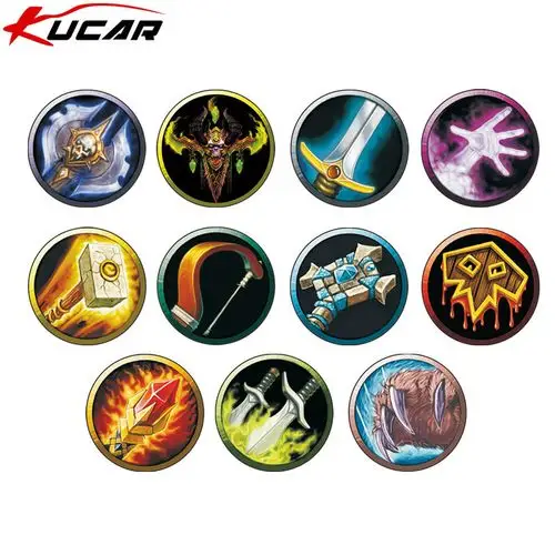 汽车贴纸魔兽世界车贴创意车身贴油箱盖装饰英雄职业标志死亡骑士