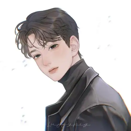 手绘男生头像 画师 : luffypig 转自微博