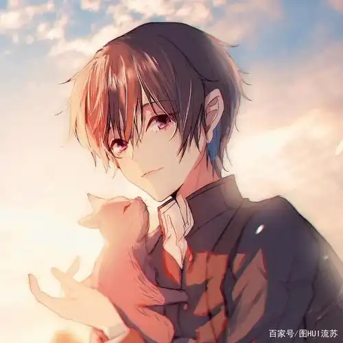二次元高冷帅气的男生头像