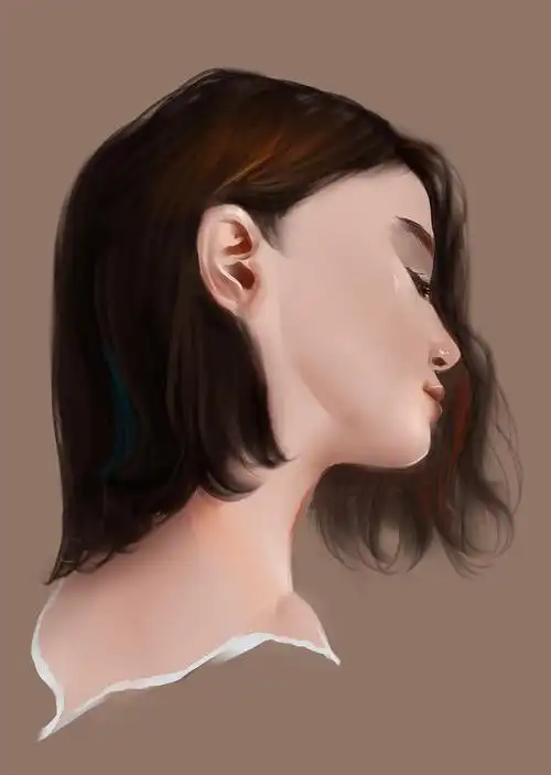 侧脸|插画|商业插画|探花rank - 原创作品 - 站酷 (zcool)