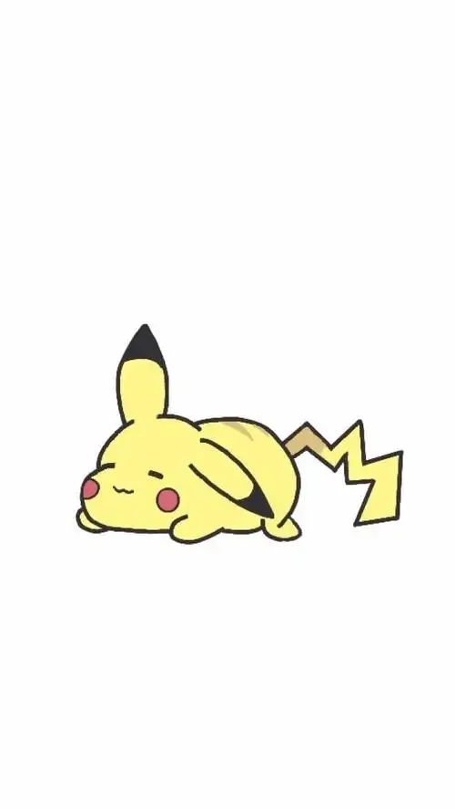 iphone 平铺 壁纸 高清壁纸 plus壁纸 可爱卡通壁纸 超萌皮卡丘pika