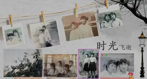 一张张泛黄而略显模糊的老照片,留存同学间的美好 .