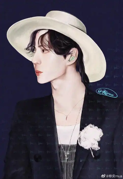 王一博手绘饭绘漫画壁纸