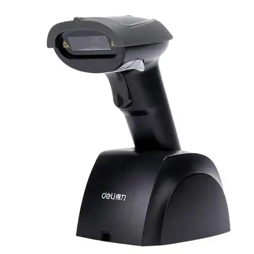 得力14951w无线扫描枪 超市快递仓库扫码枪 条码枪把抢 一维激光条形