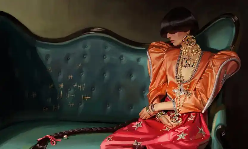 分明就是高清壁纸集gucci全新春夏广告大片美翻了