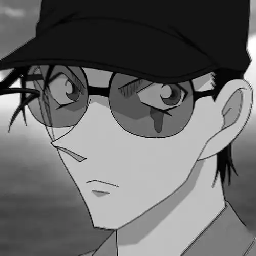 (自截自调头像)黑白头像番:名侦探柯南    赤井秀一礼貌拿图/二传标注