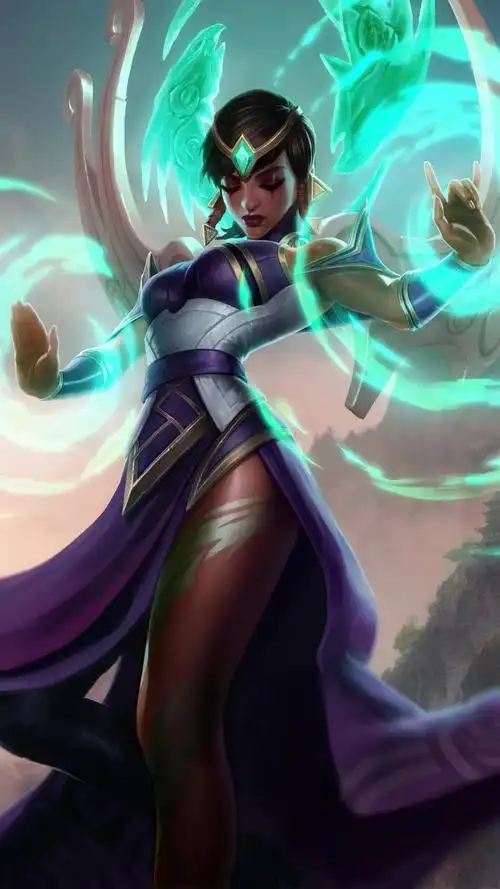 lol英雄联盟 天启者 卡尔玛 karma 手机壁纸