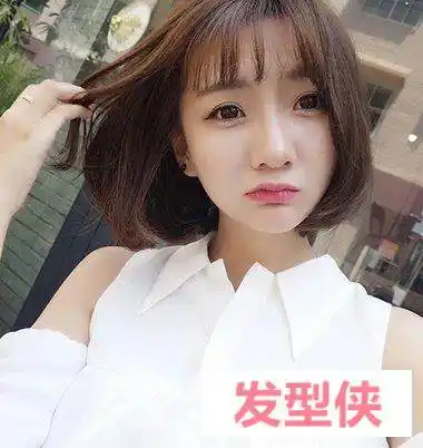 圆脸内扣短发梨花头 2018新款梨花头 _发型侠