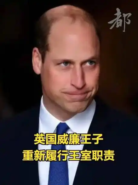 英国威廉王子重新履行王室职责