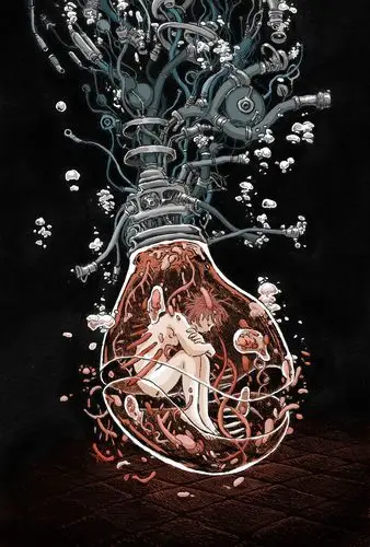 日本maruimichi超现实主义风格创意插图