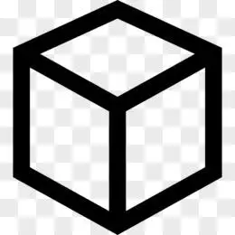 立方体的轮廓图标