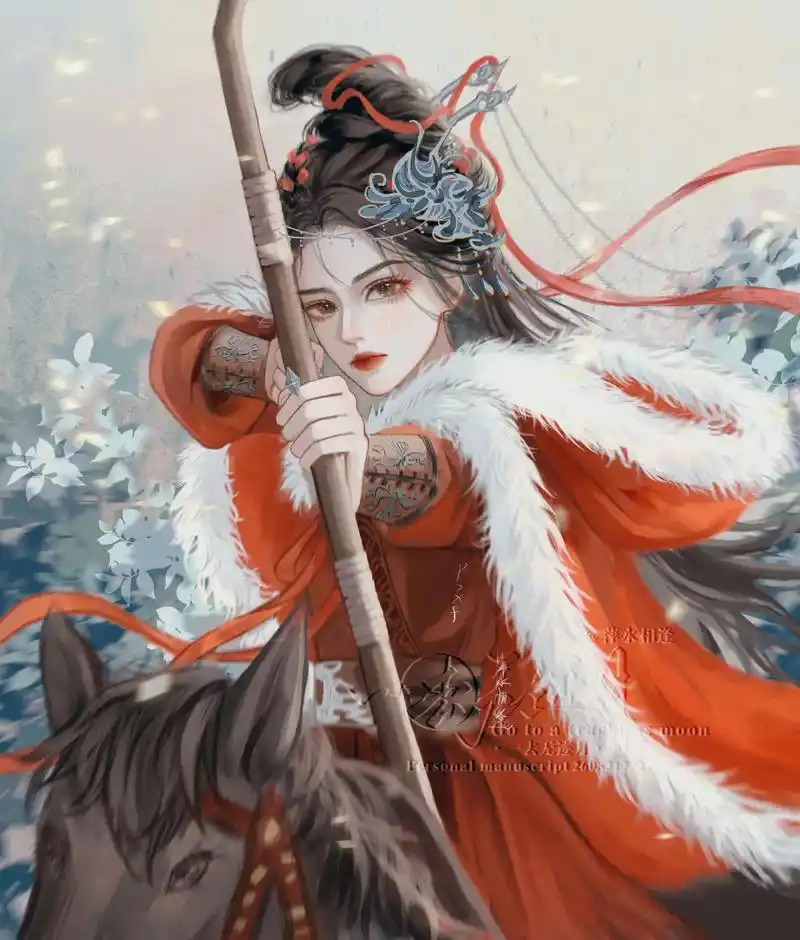 古风.女将军 已授权不可商用 #板绘 #绘画#古风 - 抖音