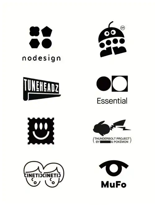 logo设计搞怪有趣的图形创意设计