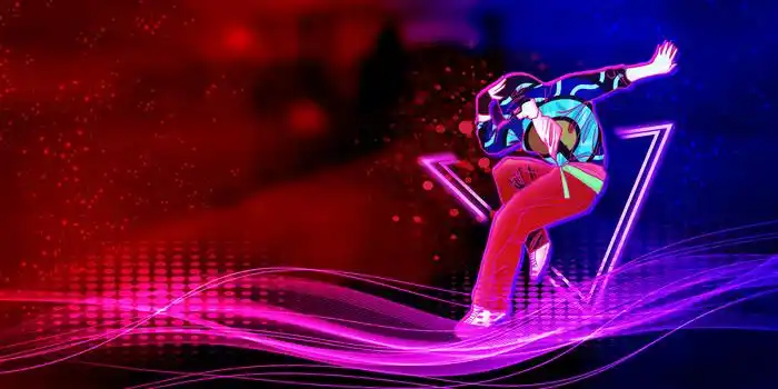 创意时尚炫酷大气街舞背景