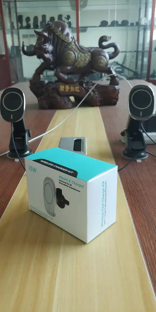 mindzo 车载铝合金 magsafe12 新款私模 无线充电器 快速无线充