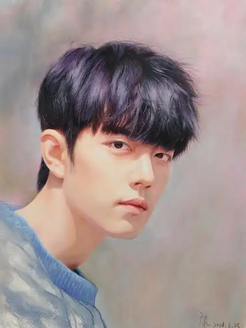 彩铅手绘 肖战|纯艺术|绘画|康sir彩铅_原创作品-站酷zcool