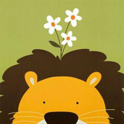 新款魔方圆钻/方钻贴钻十字绣卡通狮子钻石画满钻手工家居装饰