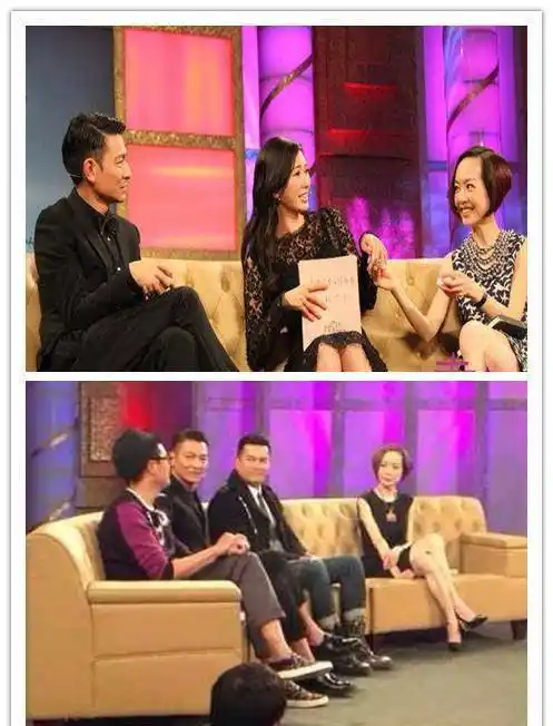 原创鲁豫一见刘德华就摸他肌肉还想做刘德华女友让刘德华给她理发