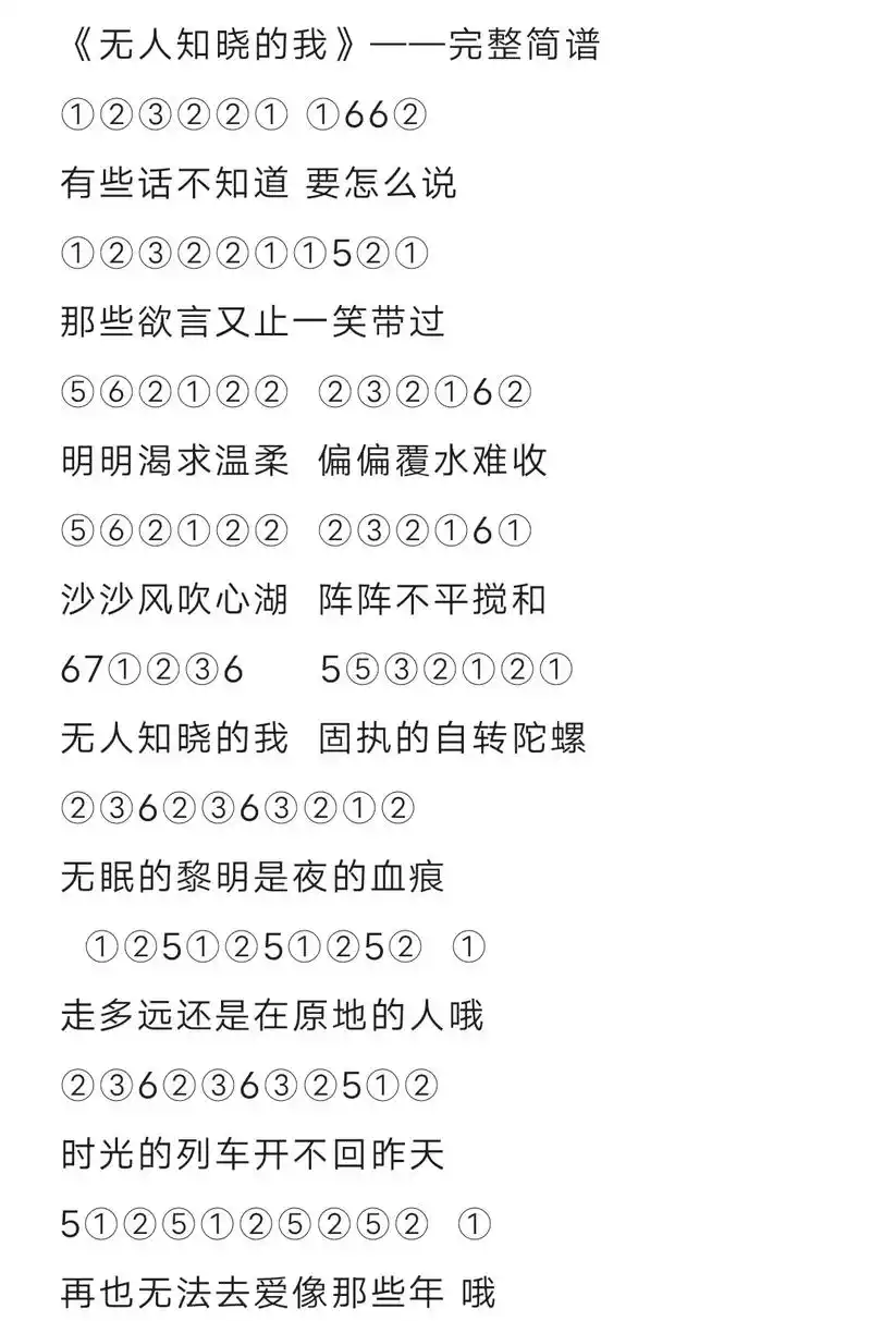 光遇简谱第六十八期 #光遇琴谱 #光遇 #光遇日常 #无人知晓的我