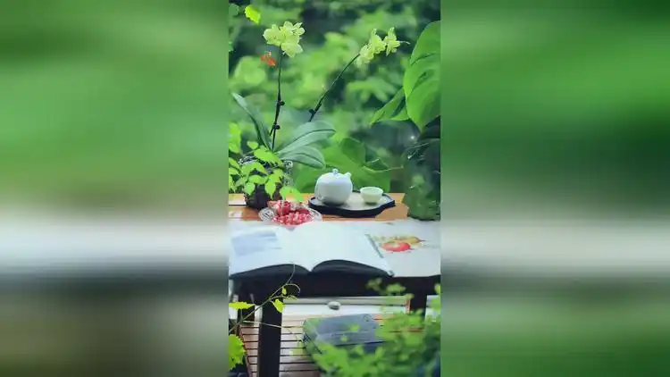一壶茶,一本书,一缕阳光,一丝清风