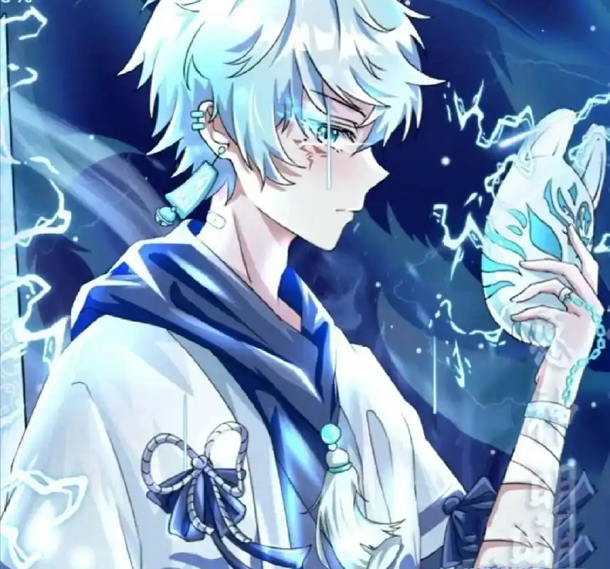 蓝色系男生头像