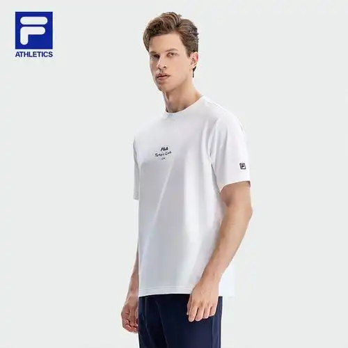t恤2023夏季斐乐官方男士透气凉感网球宽松运动上衣短袖fila