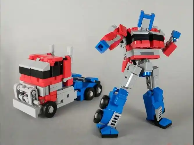 乐高变形金刚野兽崛起擎天柱moc教程