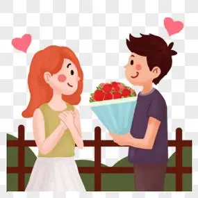 表白女生素材元素素材