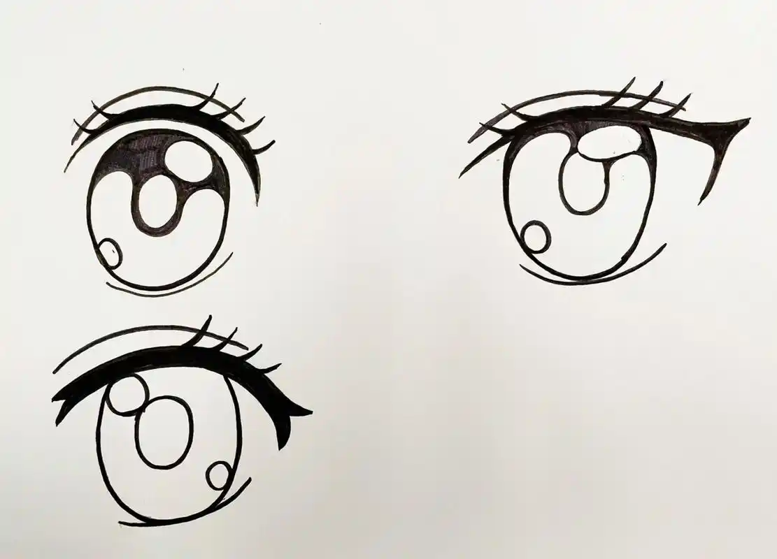多乐绘马克笔# #寻找小红书绘画大神# #动漫眼睛# #动漫眼睛绘画