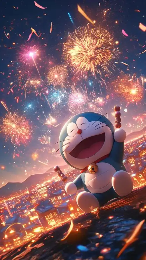 无水印动漫壁纸#可爱卡通哆啦a梦壁纸