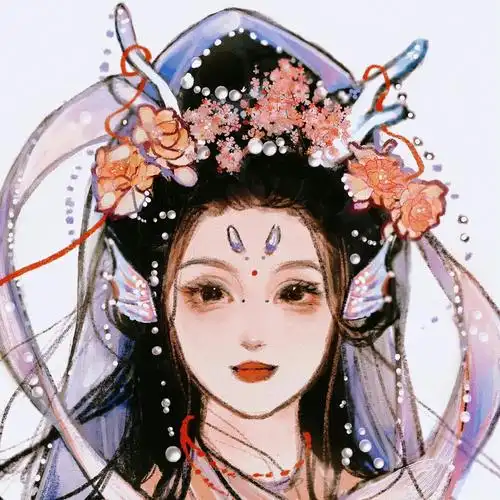 十二生肖国风插画头像