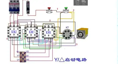 cjx23210接触器 380v 10kw电机 实现启动停止功能应该怎么接线